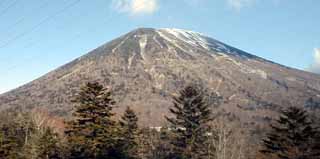 中禅寺湖畔からの男体山
